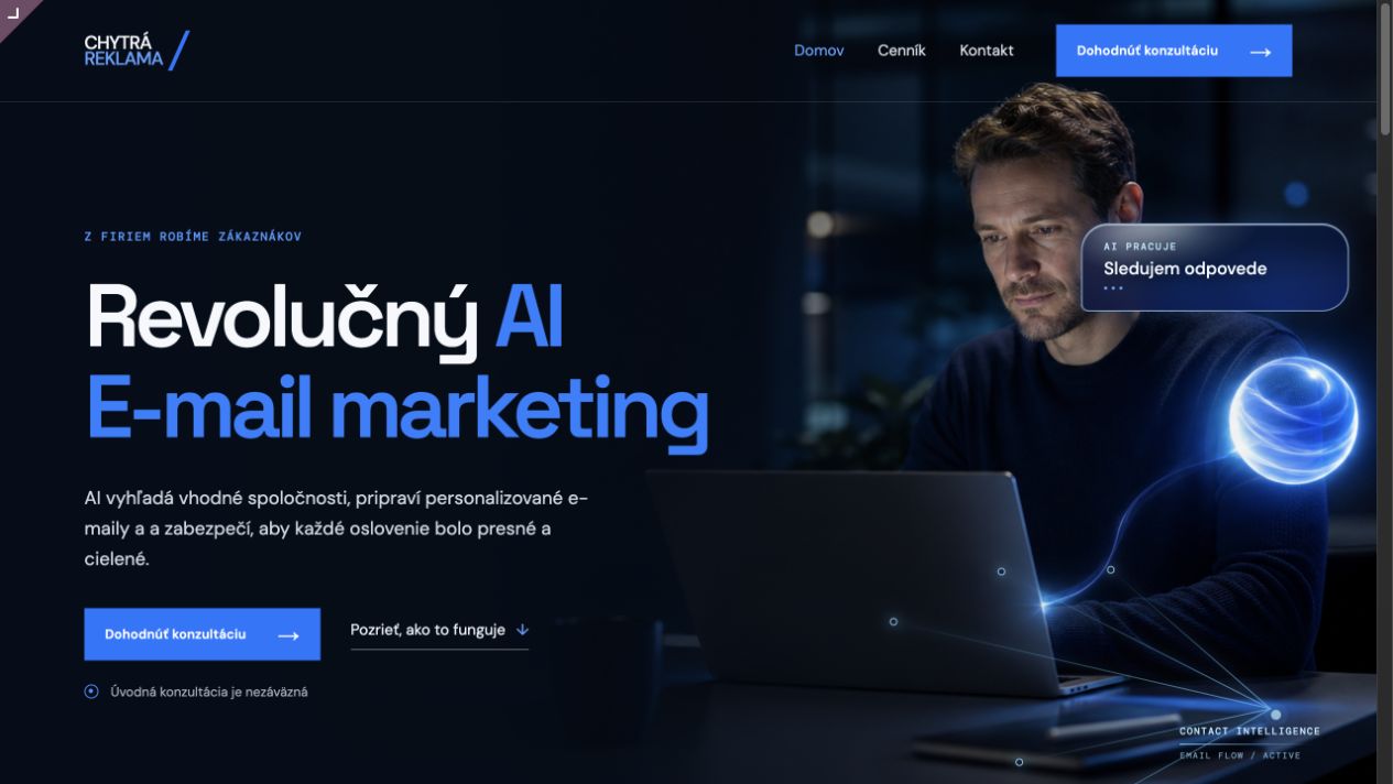 Chytrá reklama riadi personalizovaný AI e-mail marketing